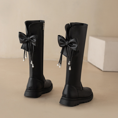 taobao agent Demi-season fleece high boots, 2023