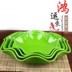 Màu sắc melamine bộ đồ ăn bằng nhựa lớn Nhật Bản giả sứ đĩa món ăn bát giác cạo đá nhỏ trái cây tấm bán buôn - Đồ ăn tối bộ bát đĩa hàn quốc Đồ ăn tối