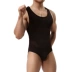Fearless đội trưởng của nam giới corset sexy băng lụa mịn thể thao tập thể dục yoga tóm tắt vest onesies Một mảnh