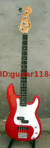 Красный цвет PJB Electric Bass Free Shipping Red Fenta PJB Electric Bodhis F-326