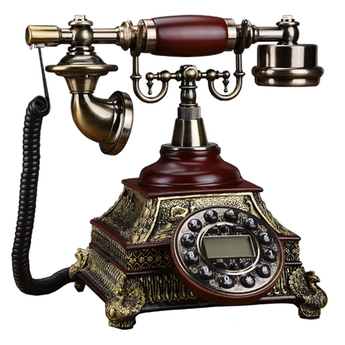 Современный антикварный классический беспроводной ретро телефон, в американском стиле, фиксаторы в комплекте