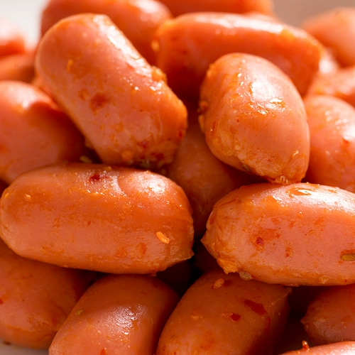 Multi -Pork Jujube 20 пакетов ингредиентов колбасы ветчины, фаршированные колбасы Мини -буллет -колбаса каждая маленькая содержит 2