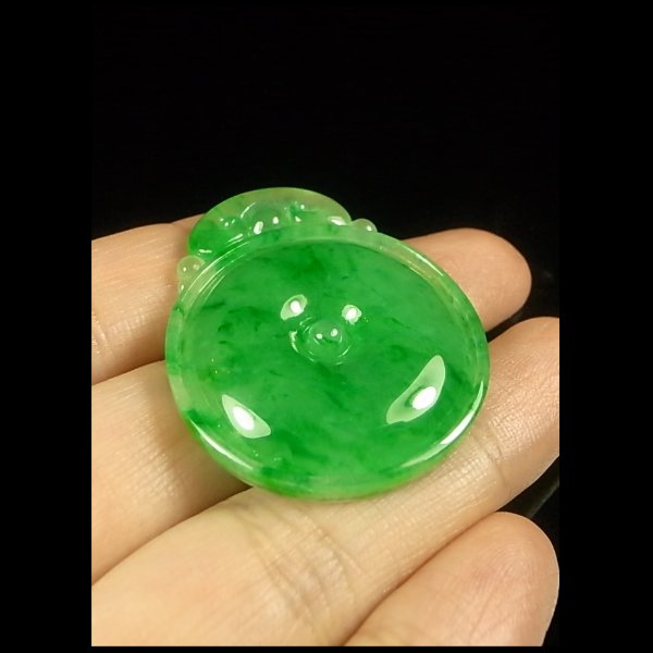 【KOOJADE】Emerald Green Jadeite Jade Pendant《Grade A》 | eBay