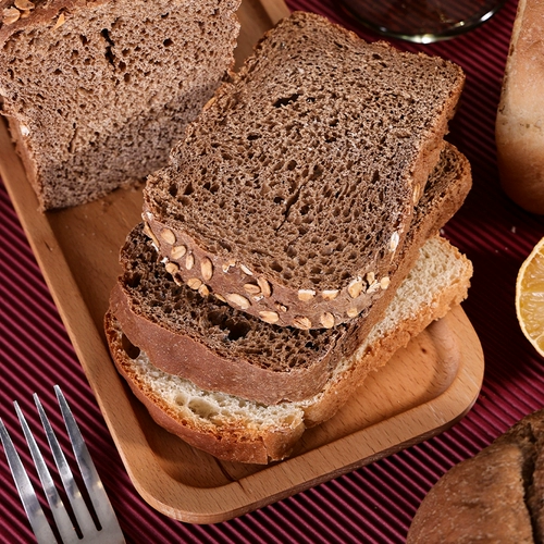 Русский все -Wheat Lylla хлеб хлеб без сахара, с низким содержанием жира, масло, грубым зерном, разнообразным зерном и питанием для завтрака питание
