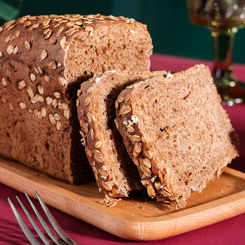 Русский все -Wheat Lylla хлеб хлеб без сахара, с низким содержанием жира, масло, грубым зерном, разнообразным зерном и питанием для завтрака питание