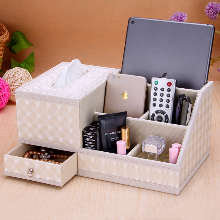 Storage box. Кожаная коробка для хранения. Многофункциональная коробка. Боксы картонные с косметикой. Коробка для пультов.