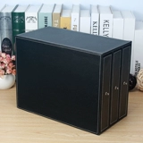 Кожаный настольный офис поставляет файловый шкаф для получения шкафа коробки A4 Ящик для бумажных пояс