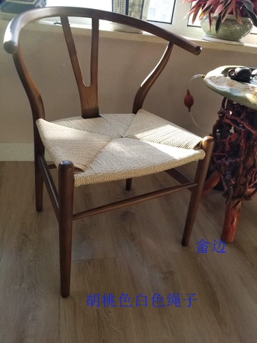 Северный стул с твердым деревом Новый китайский обеденный стул дизайнер модельер Home y Стул офис Офис ресторан и напитки персонализированное кресло Rattan