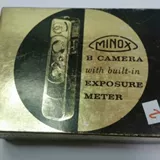 Уронить!Полностью полностью упакованная камера Minox B, принесите папку Руководства по инструкции по рекламному листу