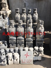 Изделия из мрамора 西北陕西西安高度1米80公分狮子门墩石抱鼓石石鼓