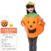 Trang phục Halloween quần áo bí ngô cho trẻ em và người lớn bộ đồ bí ngô mẫu giáo biểu diễn múa trang phục hóa trang cha mẹ và con cái 