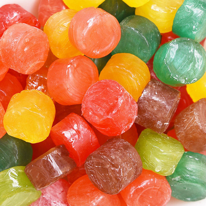 俄罗斯进口水果味硬糖果组合1000g
