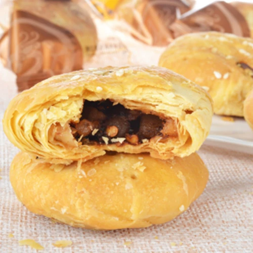 Традиционные Jinhua Crispy Cake Zhejiang Specialty Snacks Аутентичные сливы высушенная овощная свинина Большое печенье 40 бесплатные закуски
