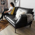 Zero nhà máy nước cổ điển Mỹ ba đôi ghế sofa da nội thất gió công nghiệp tân cổ điển mới - Ghế sô pha sofa bed giá rẻ Ghế sô pha