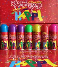 Аэрозольный серпантин 包邮喷彩带喷彩条喷飞雪飞花婚礼喜庆结婚生日派对现场道具用品