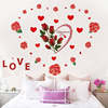 Love rose frame+love bouquet