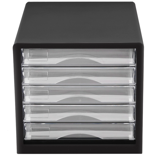 Deli 9775 Файл шкаф на рабочем столе офисной коробки A4 Пятый пластиковый шкаф для хранения рабочего стола A4