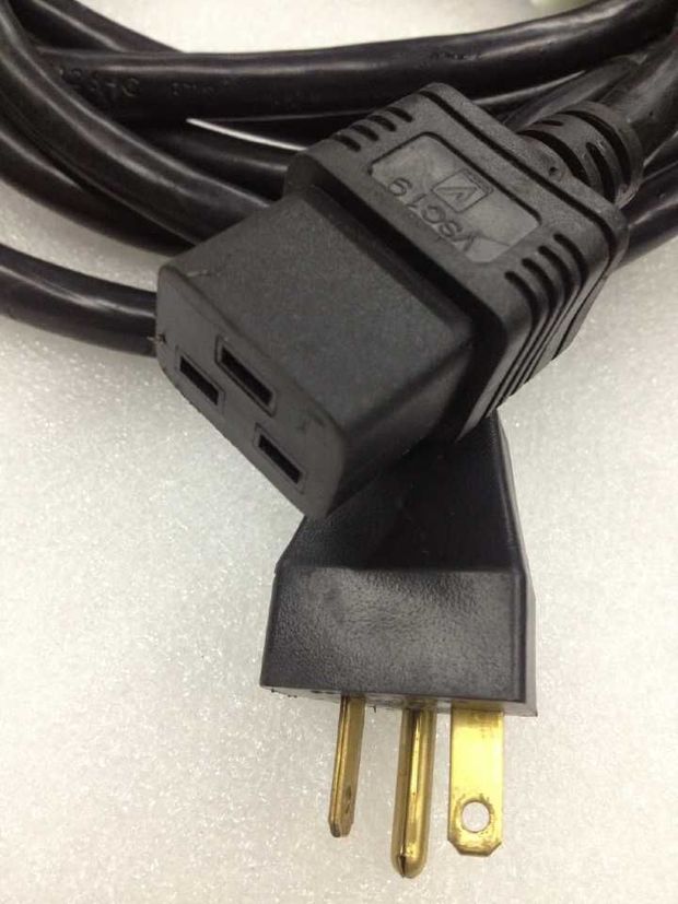 美国电源线 进口volex电源线 4米 特殊插头 特殊插尾12awgx3