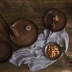 Đen Walnut Đĩa Nhật Bản Sáng Tạo Tấm Đồ Ăn Nhẹ Trái Cây Bữa Ăn Nhẹ Trái Cây Tấm Gỗ Rắn Khay