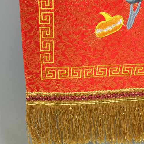 Буддийское оборудование Фухуэй, принадлежности для медитации, буддийский зал, ниша, стол, вышивка, окантовка стола, поднос для посвящения, курильница, пороховница, красное посвящение, настоящие благовония