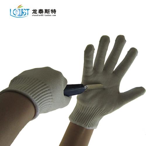 Антикационные перчатки с 5 -летними анти -обрезанными стальными проволочными перчатками.