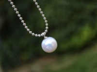 Регулируемое бриллиантовое универсальное ожерелье из жемчуга, 50см, 12-13мм