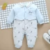 Baby dày ấm áp jumpsuit cotton sơ sinh romper cộng với bông nhồi bông ra khỏi quần áo em bé quần áo mùa đông