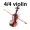 Trẻ em 2 tuổi đến violin người lớn 4 4 đến 1 32 đặc biệt nhỏ bằng gỗ rắn violon nhạc cụ quà tặng cao cấp - Nhạc cụ phương Tây