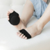 Năm ngón tay vớ nữ mùa hè phần mỏng sợi tre thảm cotton mở toe nửa palm socks set vô hình nửa nửa vớ ngón chân Vớ sợi tre