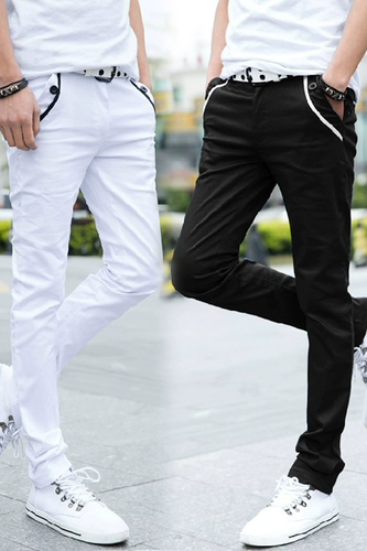 Мужские осенние трендовые универсальные штаны для школьников, в корейском стиле