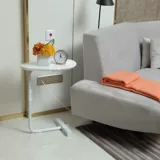 Скандинавский круглый маленький журнальный столик, диван для кровати