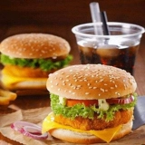 Гамбургский эмбрион 144 пары коробок с едой anyi maiwai burger burger fried chicken специальный круглый хлеб черный коммерческий Sf fat