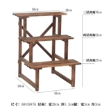 Антикоррозивная деревянная открытая балкон -цветочная полка