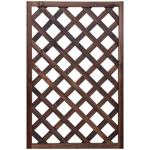 Антикоррозивный деревянный забор, цветочная стойка сад деревянный забор, балкон забор, карбонизированная сетка с твердым деревом сетки