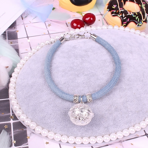 Ожерелье, джинсовый колокольчик, домашний питомец