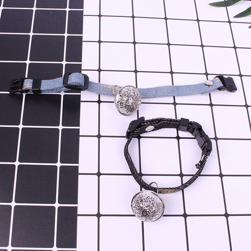 Джинсовый колокольчик, чокер, ожерелье, домашний питомец