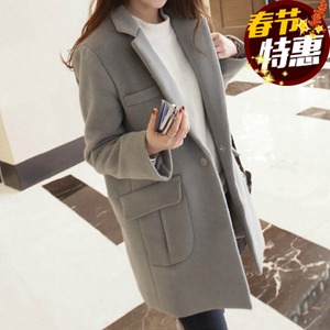 2018 mùa thu và mùa đông mới của Hàn Quốc tính khí của phụ nữ áo len Slim mỏng kích thước lớn dài áo len áo măng tô nữ dáng dài