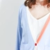 Hai mảnh của Ý hình ảnh thiết kế thích hợp khâu tương phản màu sắc tươi của phụ nữ đan áo nịt áo khoác mùa thu đầu