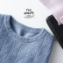 Lúa mì sợi 2018 mùa thu và mùa đông mới tinh khiết cashmere áo len nam vòng cổ áo thun 7- pin áo len dày áo len Áo len Cashmere