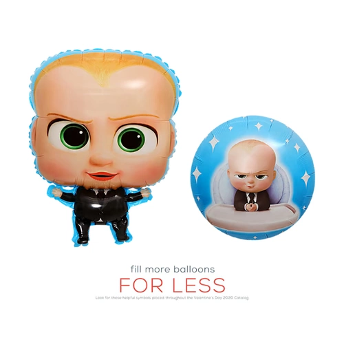 Реквизит для украшения вечеринки, воздушный шар Baby Boss, мультяшный воздушный шар из алюминиевой пленки, детские игрушки, тема Baby Boss