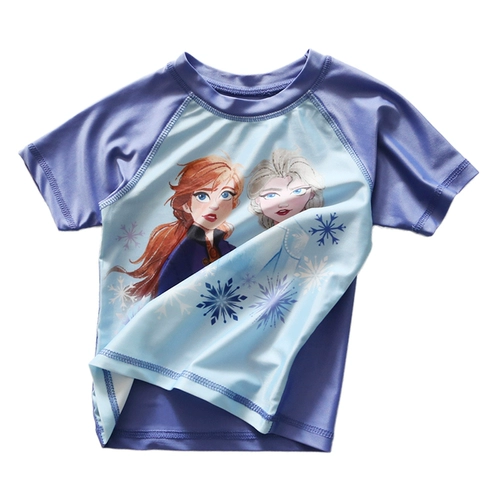 Купальник, раздельная футболка с коротким рукавом, пляжный комбинезон, европейский стиль, защита от солнца