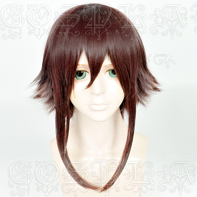 taobao agent [Rabbit Dimensional] Delow the blessing Huhui cos wigs of dark brown red for the beautiful world