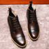 Châu âu và Hoa Kỳ giày của nam giới retro màu Martin khởi động England cao để giúp bình thường giày của nam giới da khởi động khởi động xu hướng khởi động Giày ống