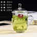 Màu xanh lá cây apple hộ gia đình với bìa glass office cup khách sạn chịu nhiệt glass cup công suất lớn với tea cup bình giữ nhiệt 1.5 lít Tách