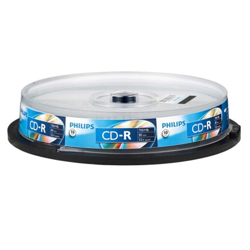 Philips Philips 52x CD-R 700MB Музыка Mp3 Burning Blank White Disc 10 Barrel CD Диск