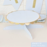 Одноразовая полка торт одноразовая бумага однодневная бумага для торта торт лоток десерта настройка декоративное украшение декоративное украшение Горячая золотая полка густо