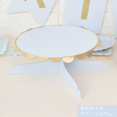 Одноразовая полка торт одноразовая бумага однодневная бумага для торта торт лоток десерта настройка декоративное украшение декоративное украшение Горячая золотая полка густо