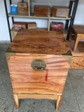 Старый материал выпрямитель камфоры деревянная коробка маленькая коробка многослойная ювелирная коробка хранения для хранения брака для брака коробки может быть настроена