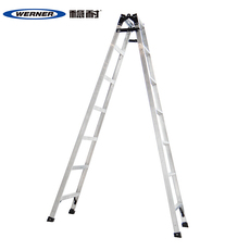 Стремянка 美国稳耐家用梯人字梯折叠梯铝合金加厚两用梯室外两用254cn 255c