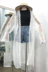 G 23 áo thun voan nữ mùa hè mới sọc crochet ren ren áo [mà không mất] mẫu áo sơ mi đẹp Áo sơ mi chiffon ren